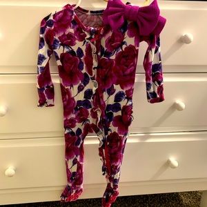 Posh Peanut Ruffle Footie